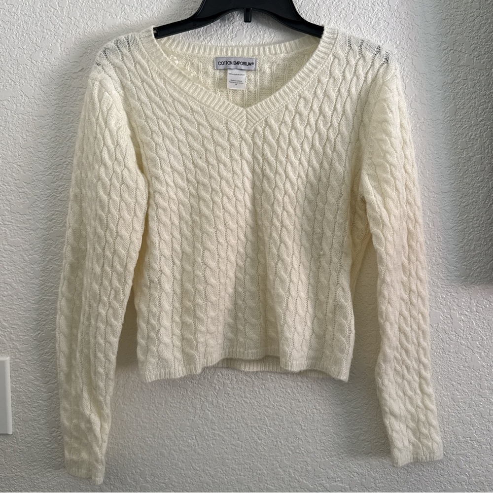 Cream White Sweater